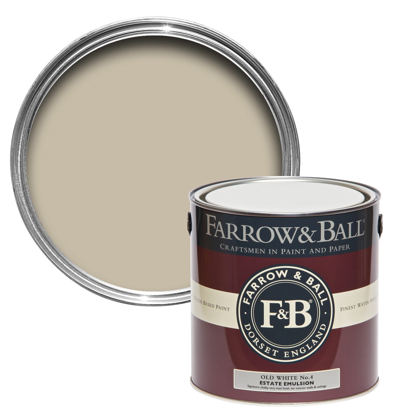 Farrow & Ball Old White No. 4 - Exterior Masonry 5L