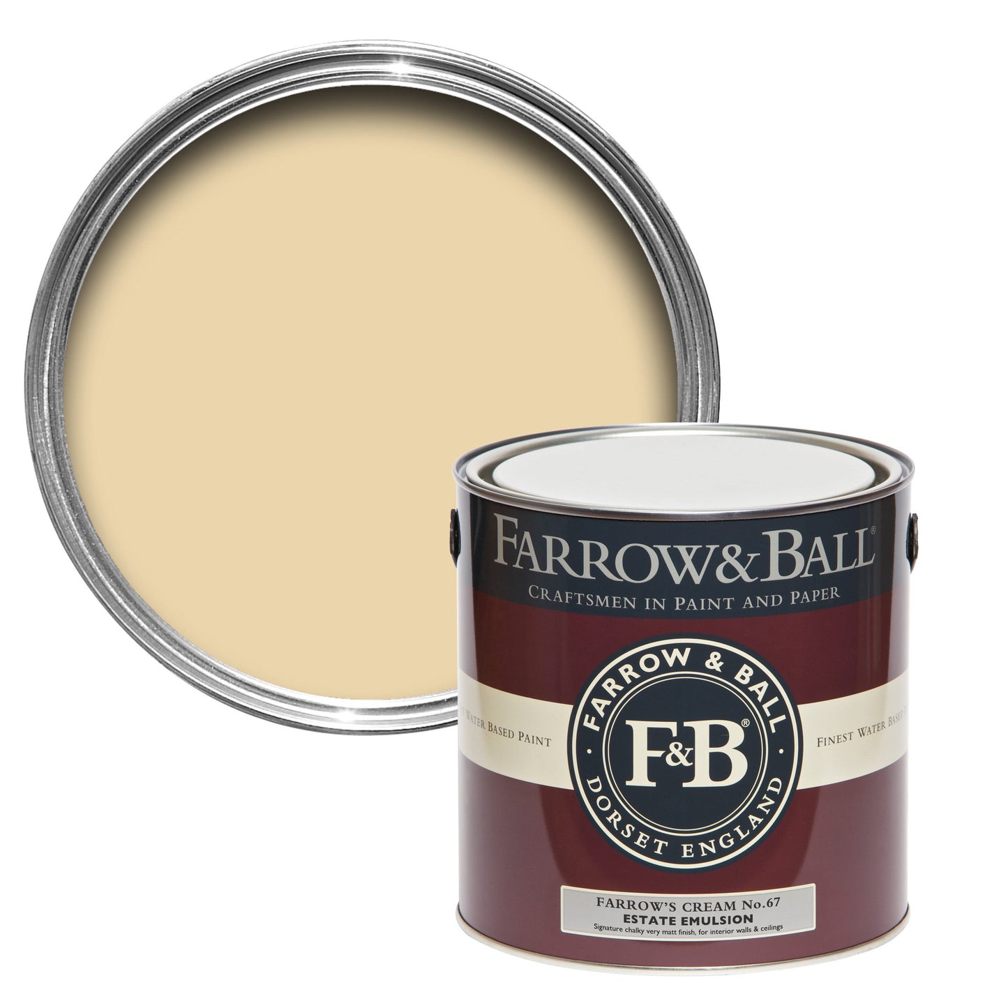 Farrow & Ball Farrow's Cream No. 67 - Estate Emulsion 100ml