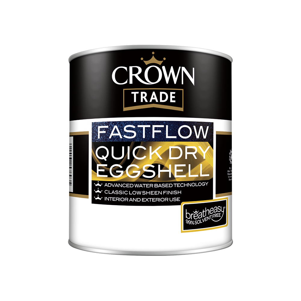 Bespoke Decor Crown Trade FAST FLOW Eggshell White paint