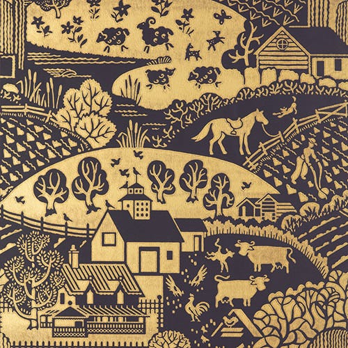 Farrow & Ball Gable - Wallpaper 210 x 270 mm