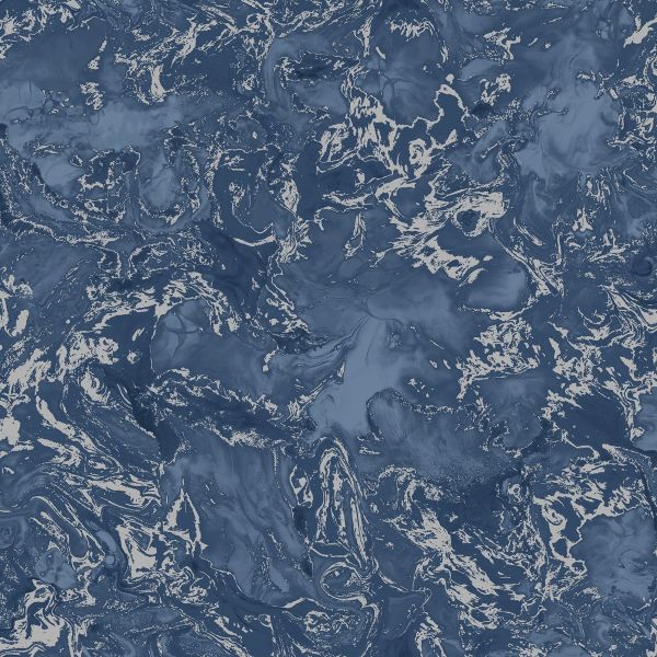 Muriva Elixir Marble Blue &silver 166505 paint