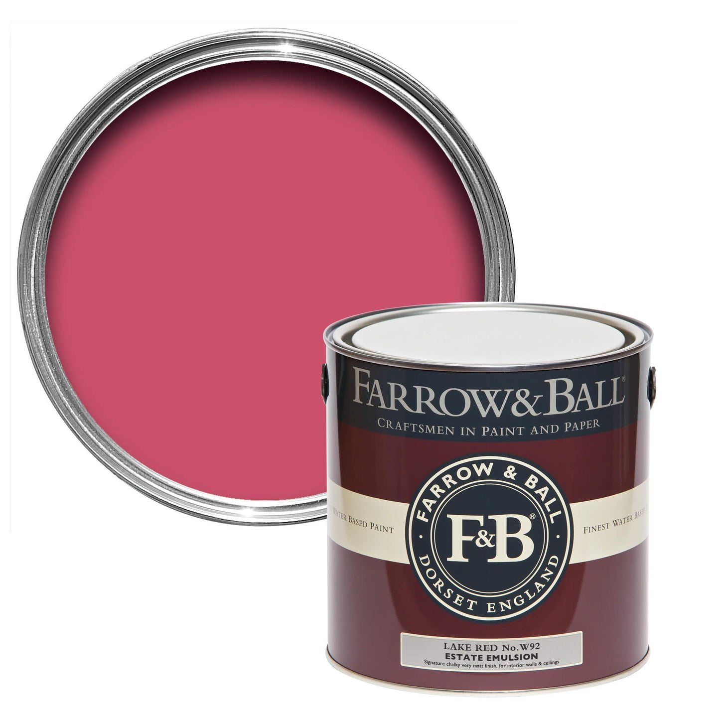 Bespoke Decor 750ml Exterior Eggshell Lake Red No.W92 paint