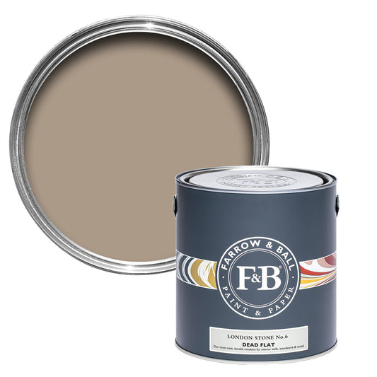 Farrow & Ball London Stone No. 6 - Dead Flat 2.5L