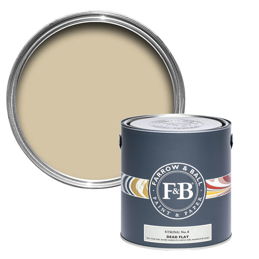Farrow & Ball String No. 8 - Dead Flat 2.5L