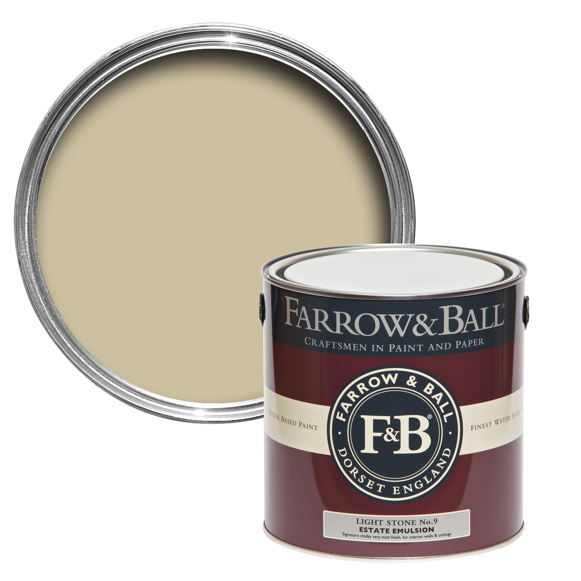 Farrow & Ball Light Stone No. 9 - Exterior Eggshell 750ml