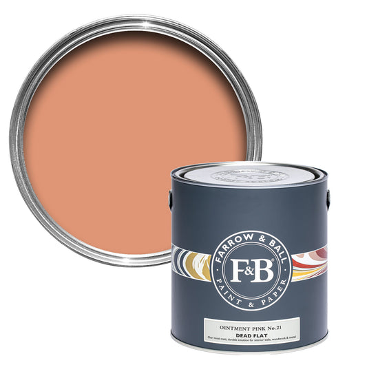 Farrow & Ball Ointment Pink No. 21 - Dead Flat 5L