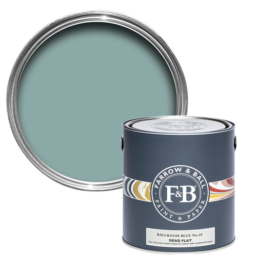 Farrow & Ball Ballroom Blue No. 24 - Dead Flat 2.5L