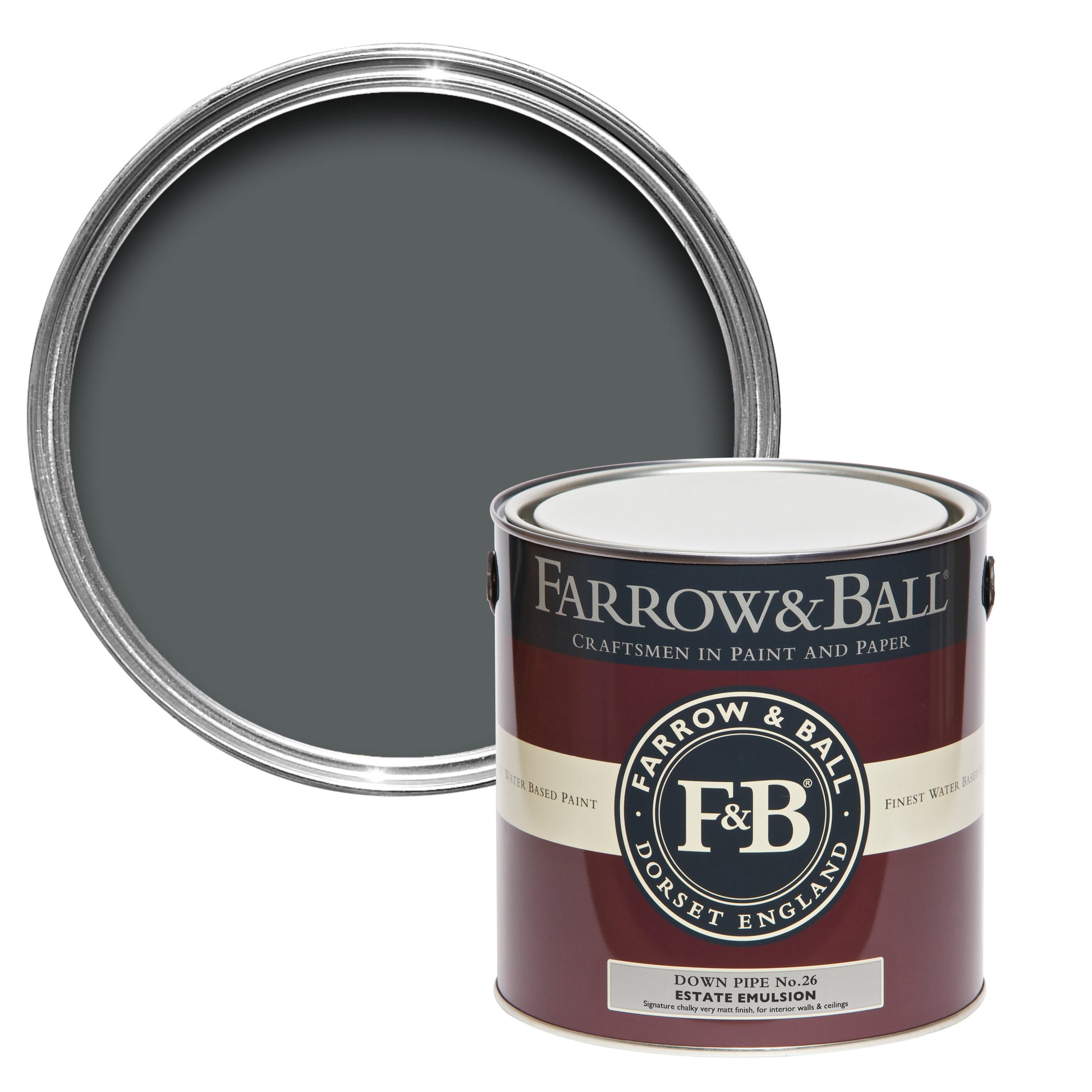 Farrow & Ball Down Pipe No. 26 - Casein Distemper 2.5L