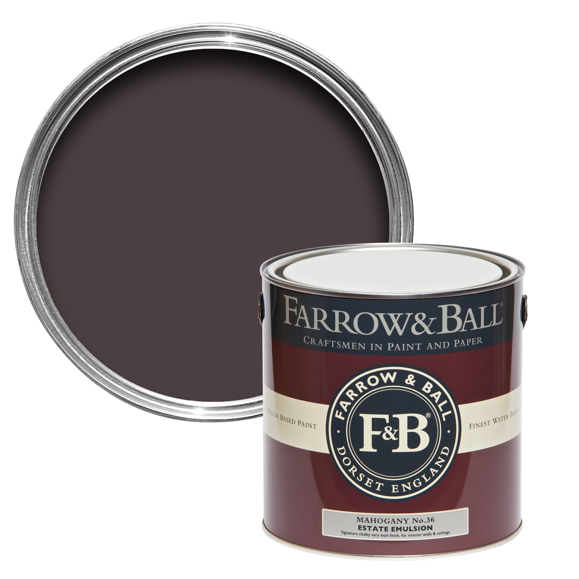 Farrow & Ball Mahogany No. 36 - Estate Emulsion 5L