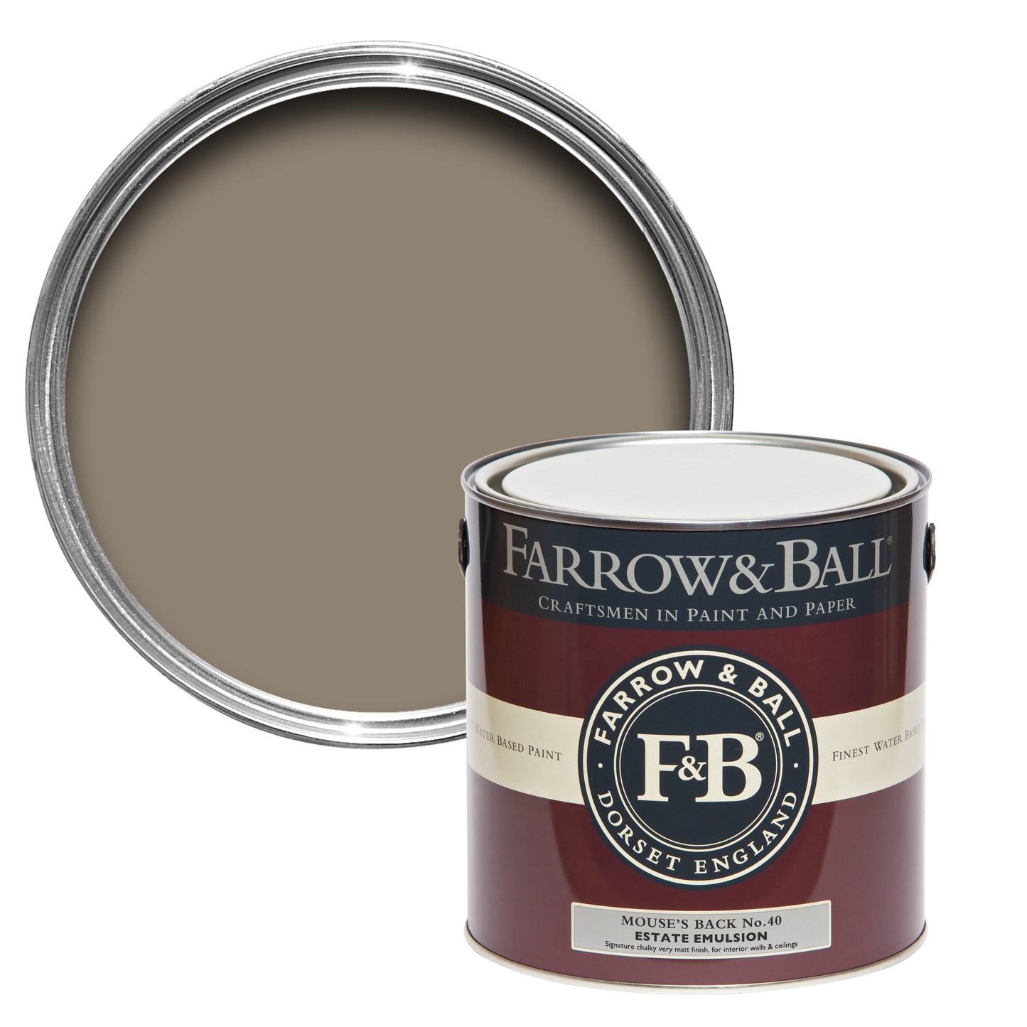 Farrow & Ball Mouse's Back No. 40 - Exterior Eggshell 750ml