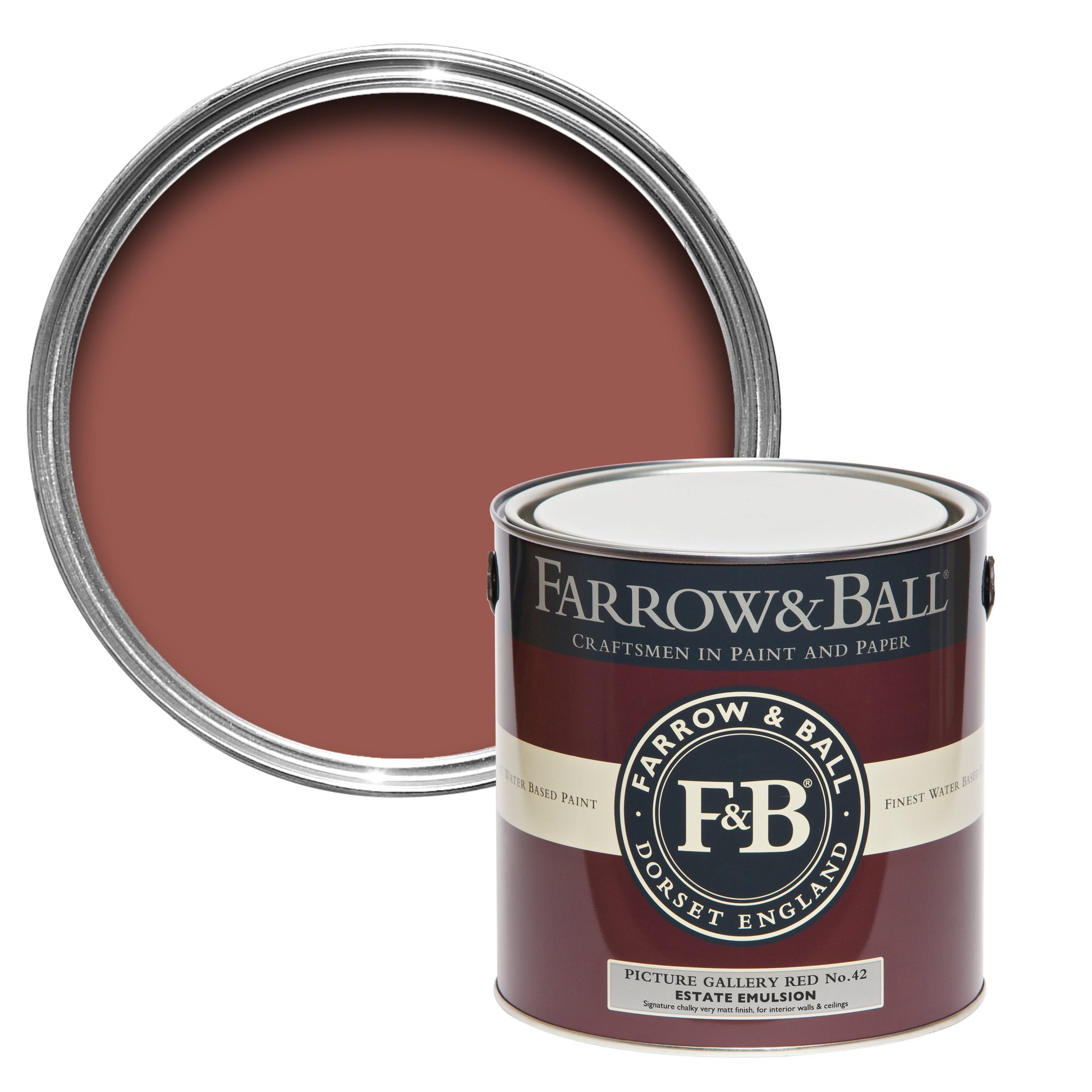 Farrow & Ball Picture Gallery Red No. 42 - Modern Emulsion 5L