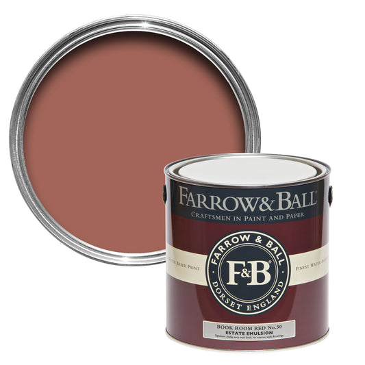 Farrow & Ball Book Room Red No. 50 - Estate Eggshell 750ml
