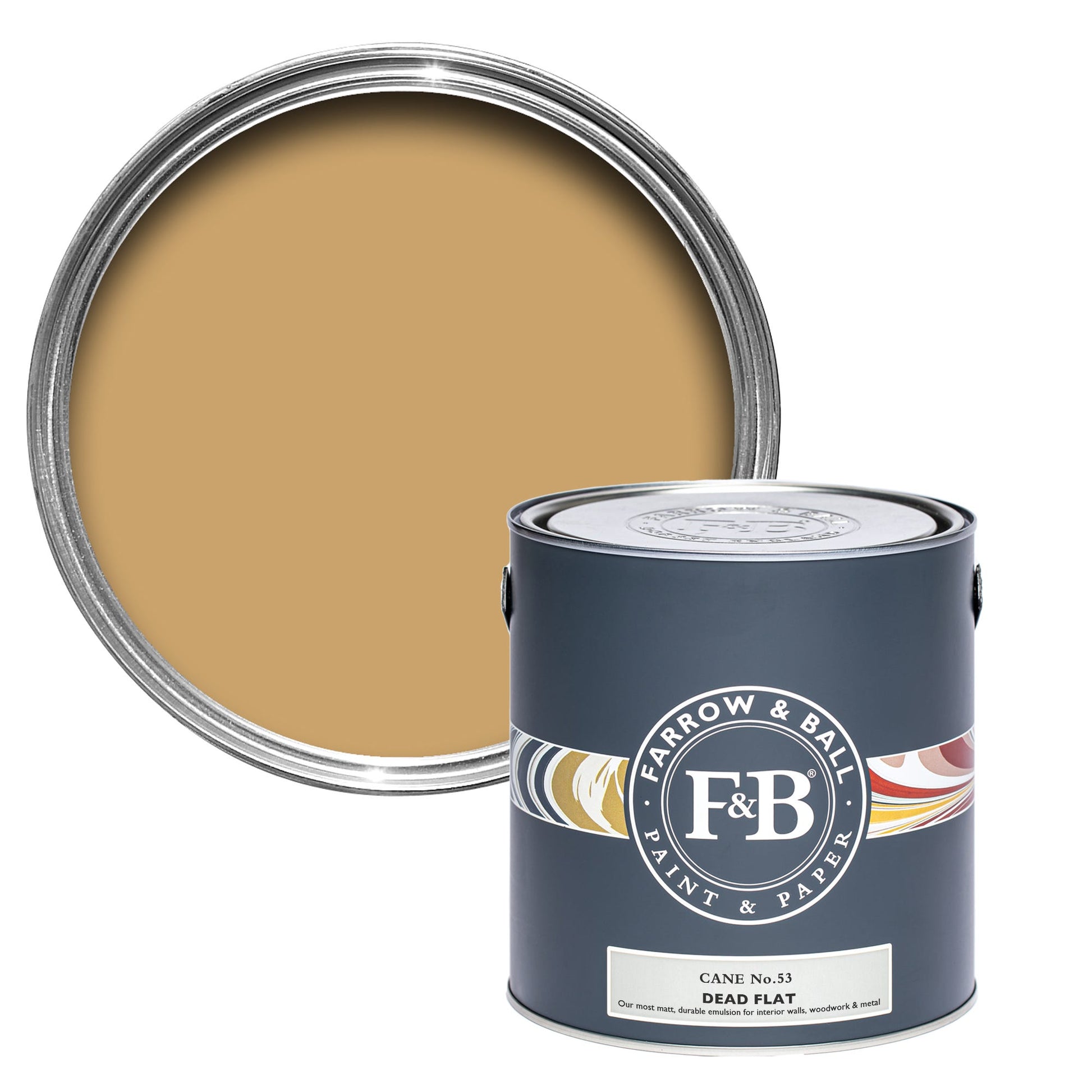Farrow & Ball Cane No. 53 - Dead Flat 750ml