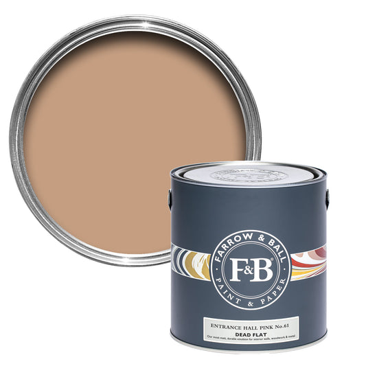 Farrow & Ball Entrance Hall Pink No. 61 - Dead Flat 750ml