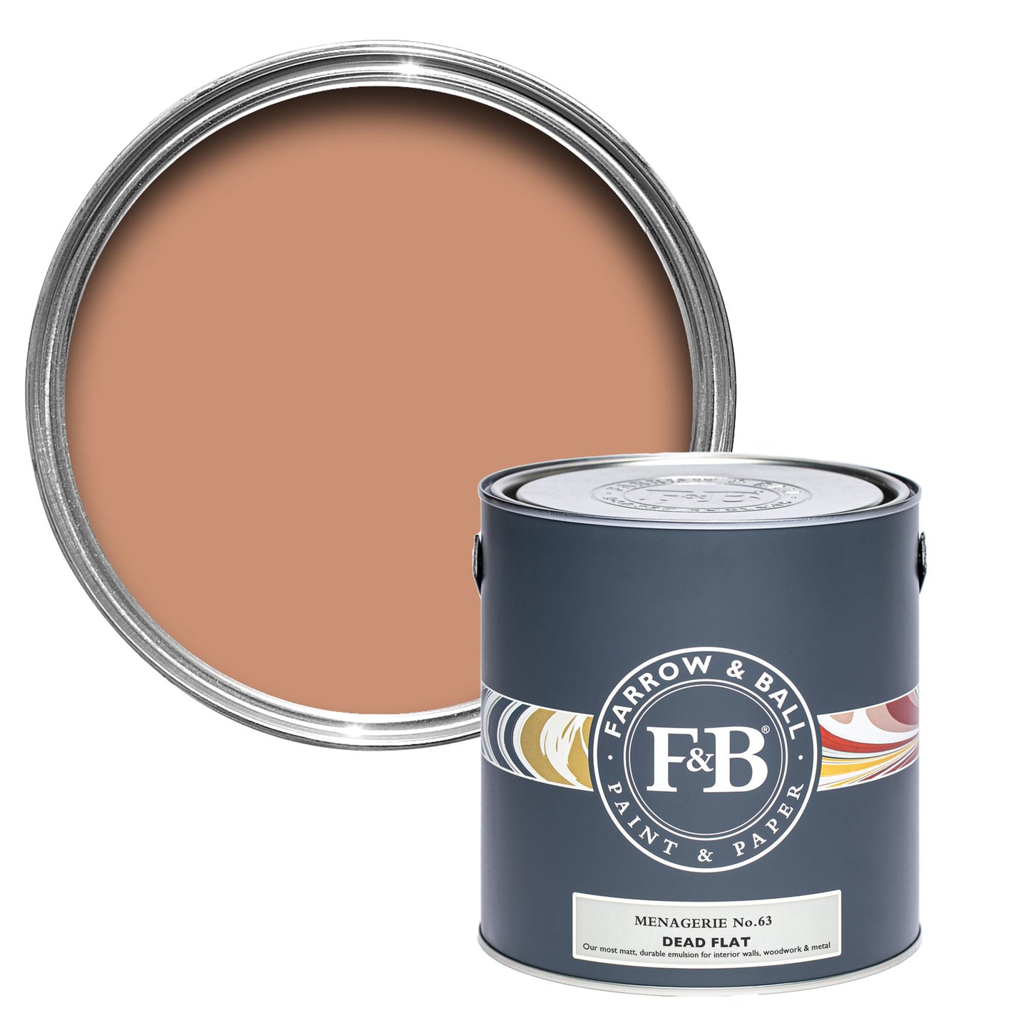 Farrow & Ball Menagerie No. 63 - Dead Flat 5L