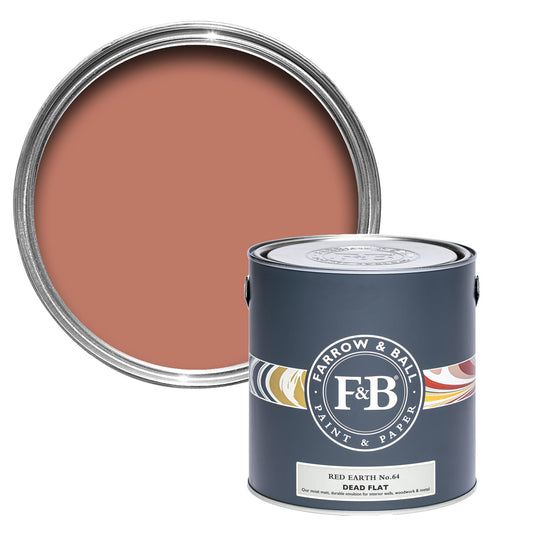 Farrow & Ball Red Earth No. 64 - Dead Flat 2.5L