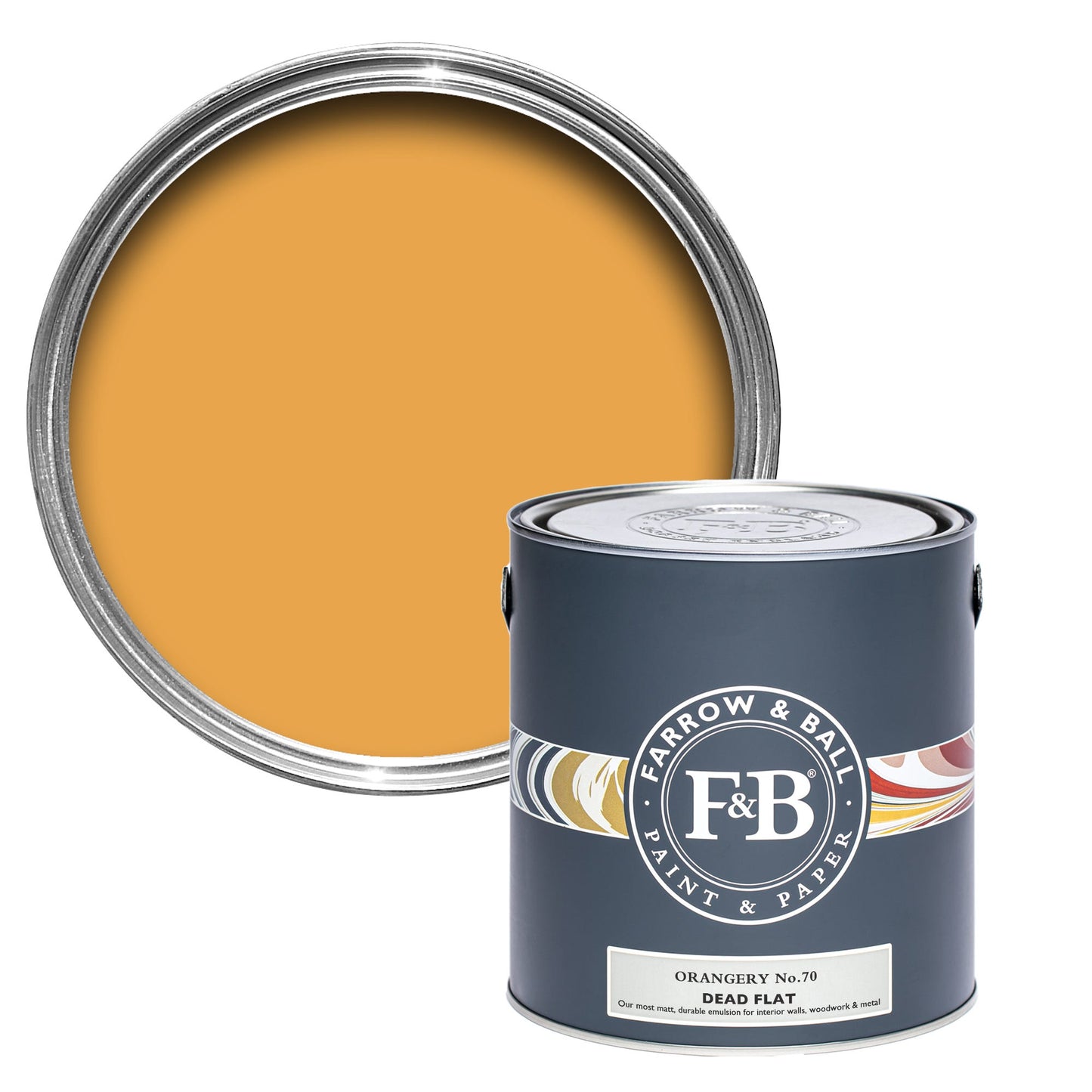 Farrow & Ball Orangery No. 70 - Dead Flat 750ml