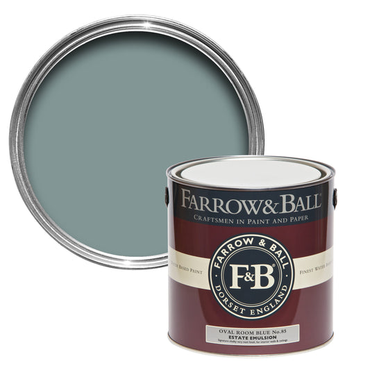 Farrow & Ball Oval Room Blue No. 85 - Modern Eggshell 2.5L