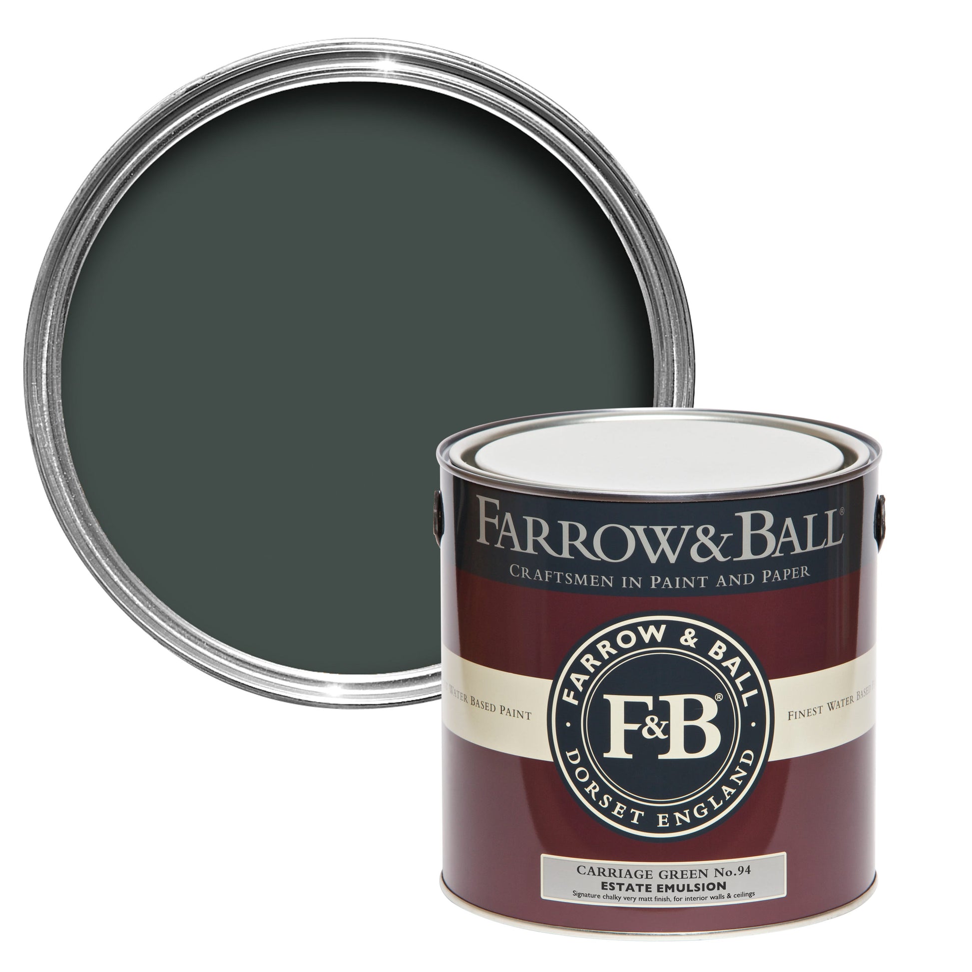 Farrow & Ball Carriage Green No. 94 - Modern Emulsion 5L