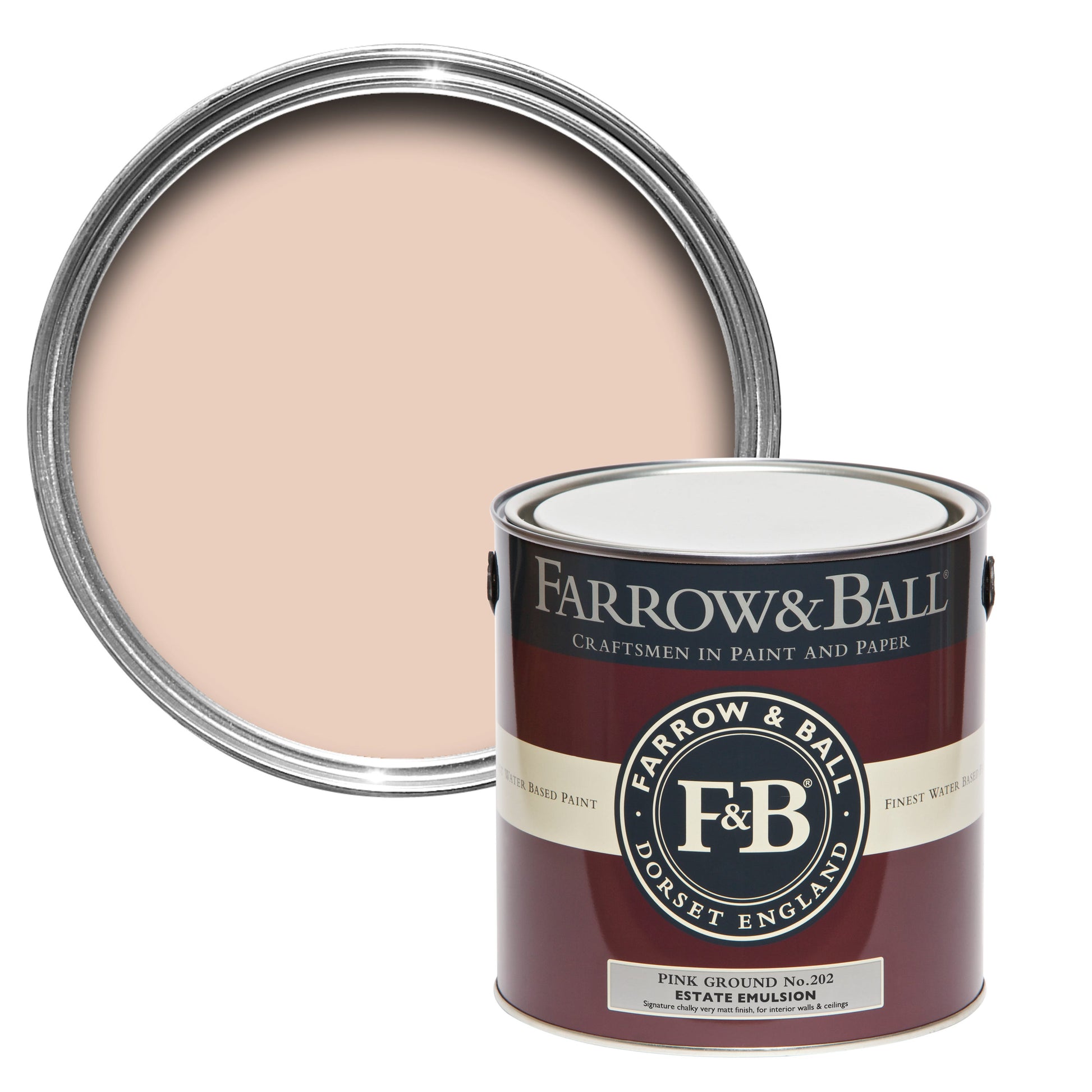 Farrow & Ball Pink Ground No. 202 - Modern Eggshell 750ml