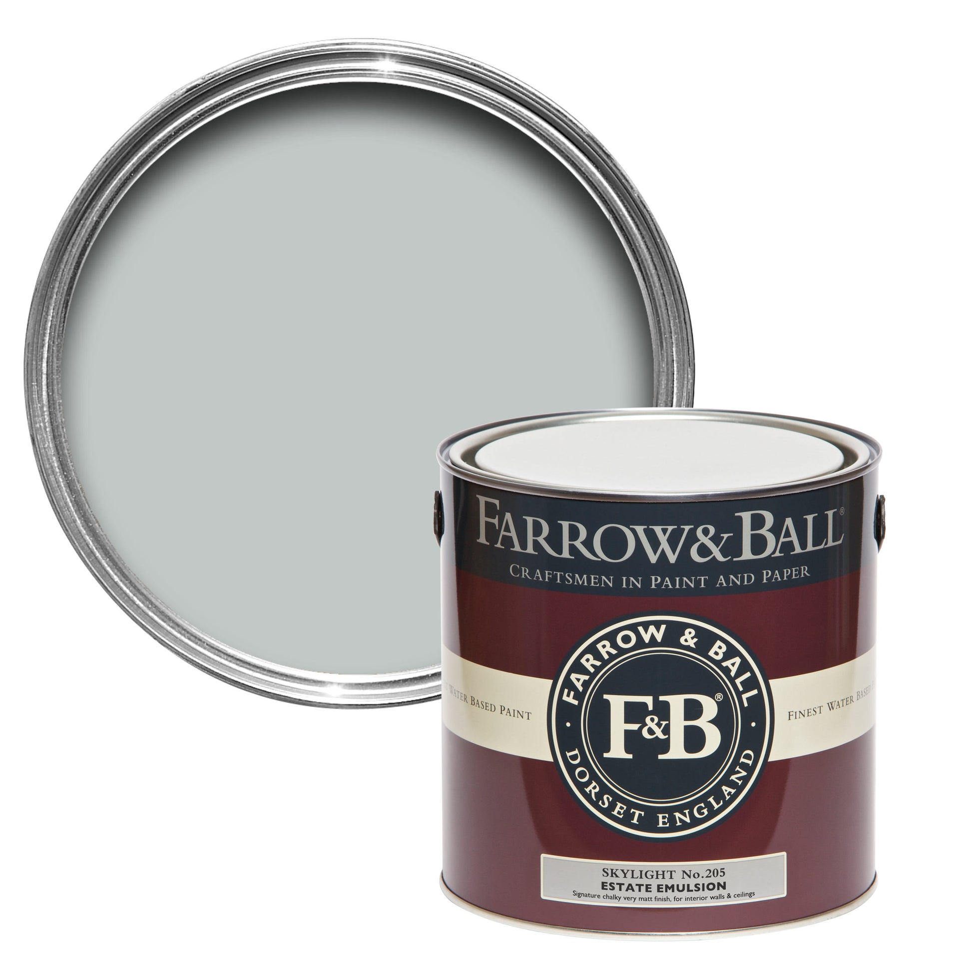 Farrow & Ball Skylight No. 205 - Soft Distemper 5L