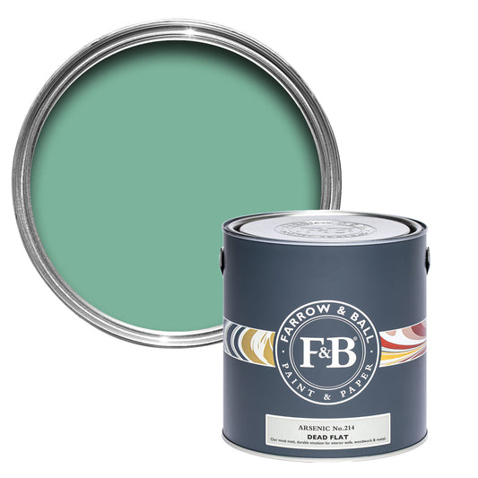Farrow & Ball Arsenic No. 214 - Dead Flat 2.5L