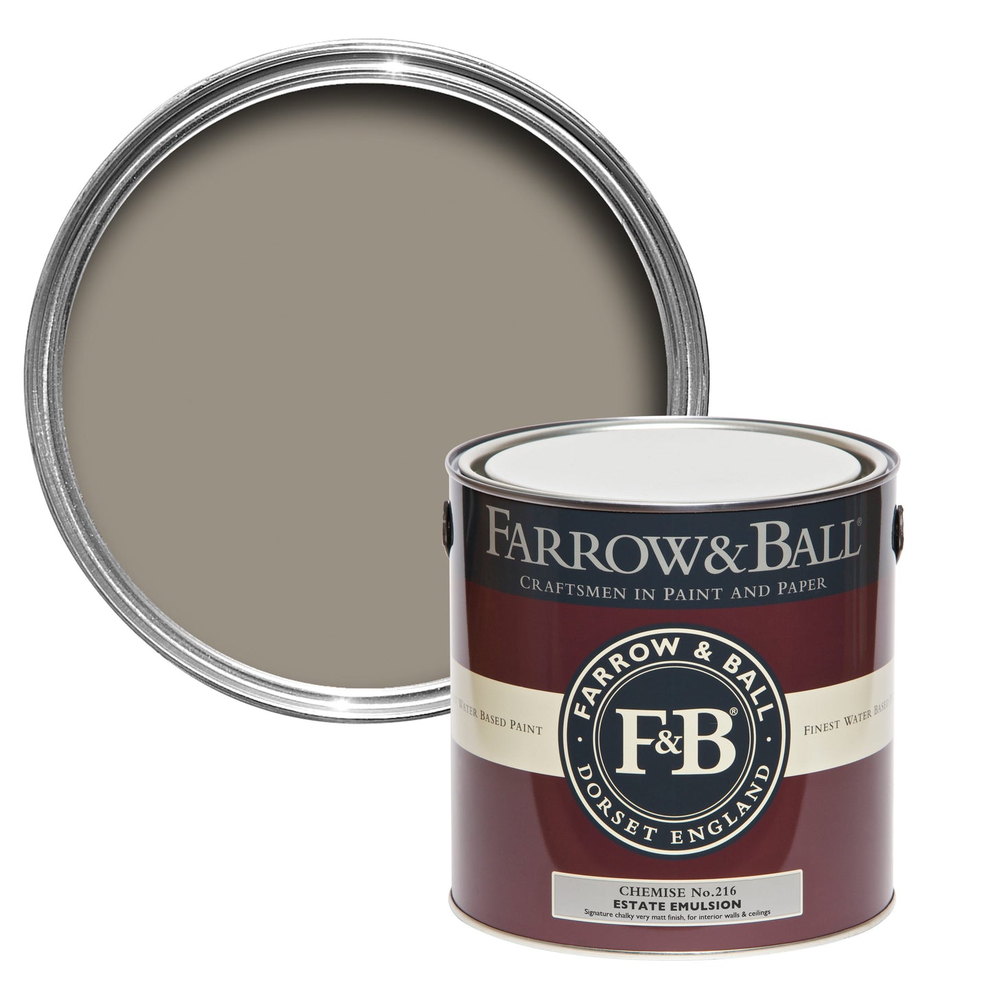 Farrow & Ball Chemise No. 216 - Flat Eggshell 2.5L