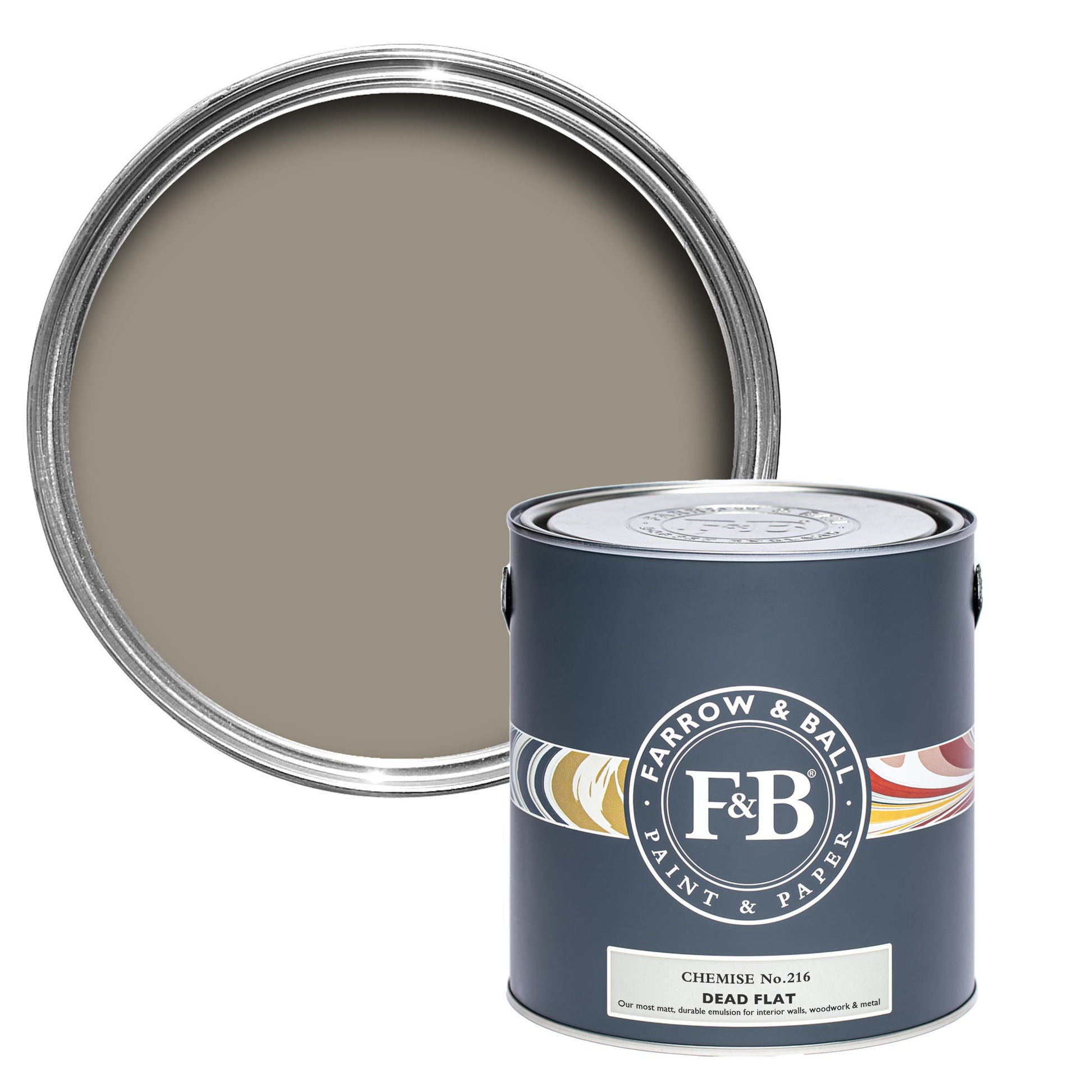 Farrow & Ball Chemise No. 216 - Dead Flat 5L