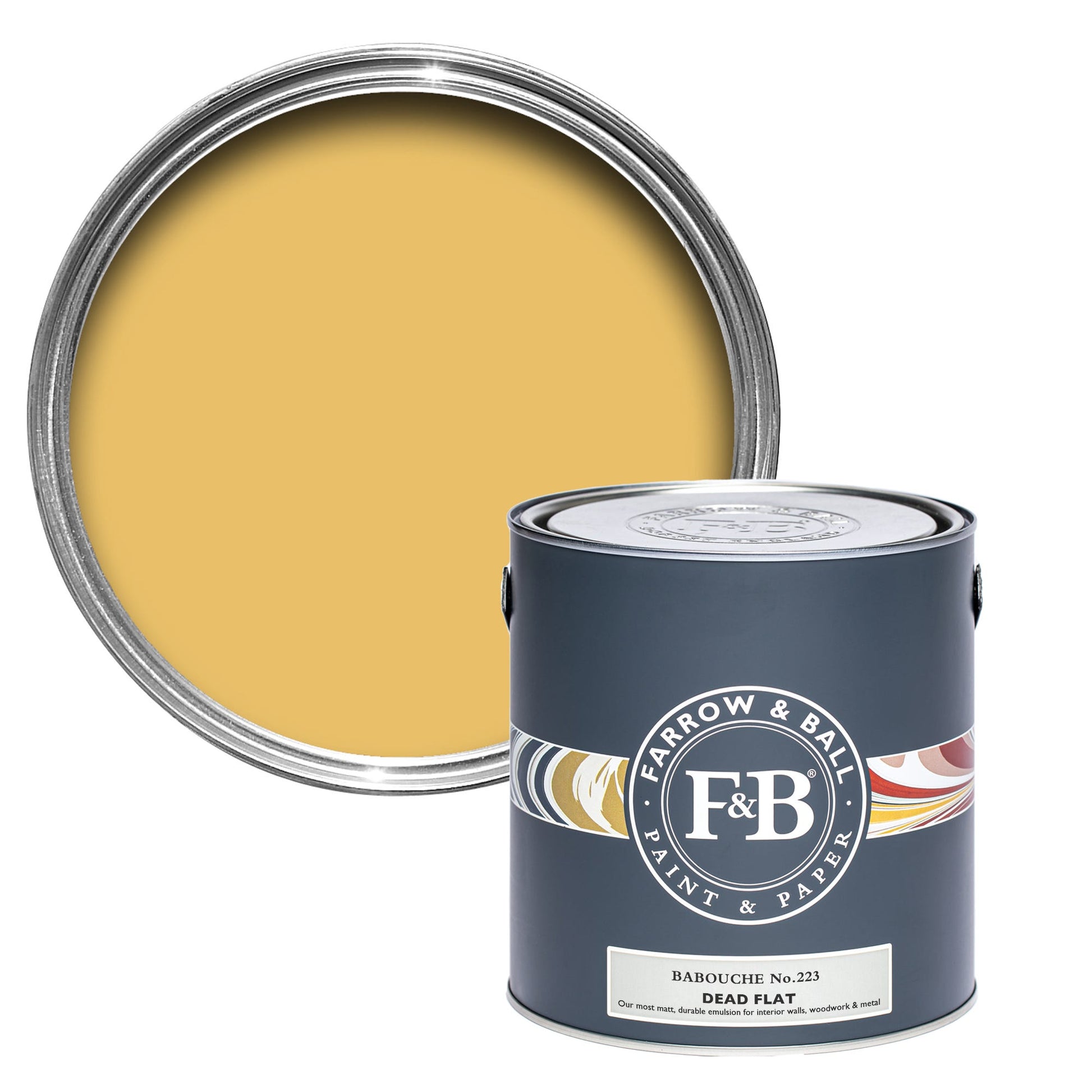 Farrow & Ball Babouche No. 223 - Dead Flat 2.5L