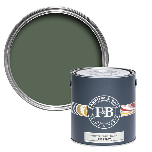 Farrow & Ball Minster Green No. 224 - Dead Flat 750ml