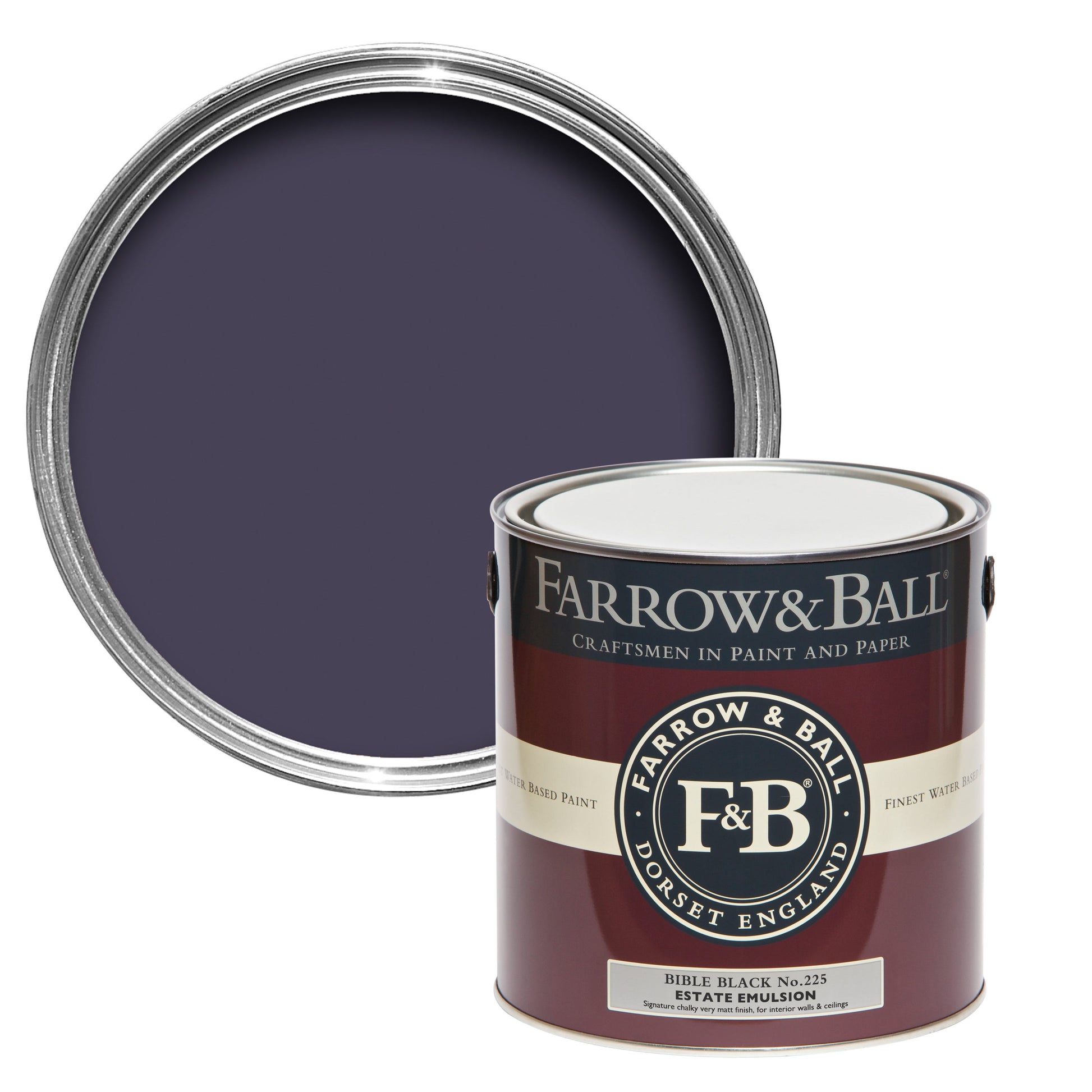 Farrow & Ball Bible Black No. 225 - Full Gloss 2.5L