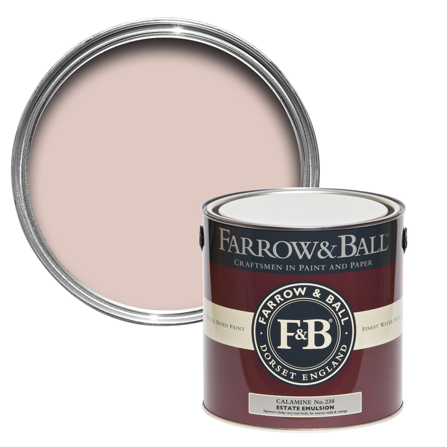 Farrow & Ball Calamine No. 230 - Modern Eggshell 5L