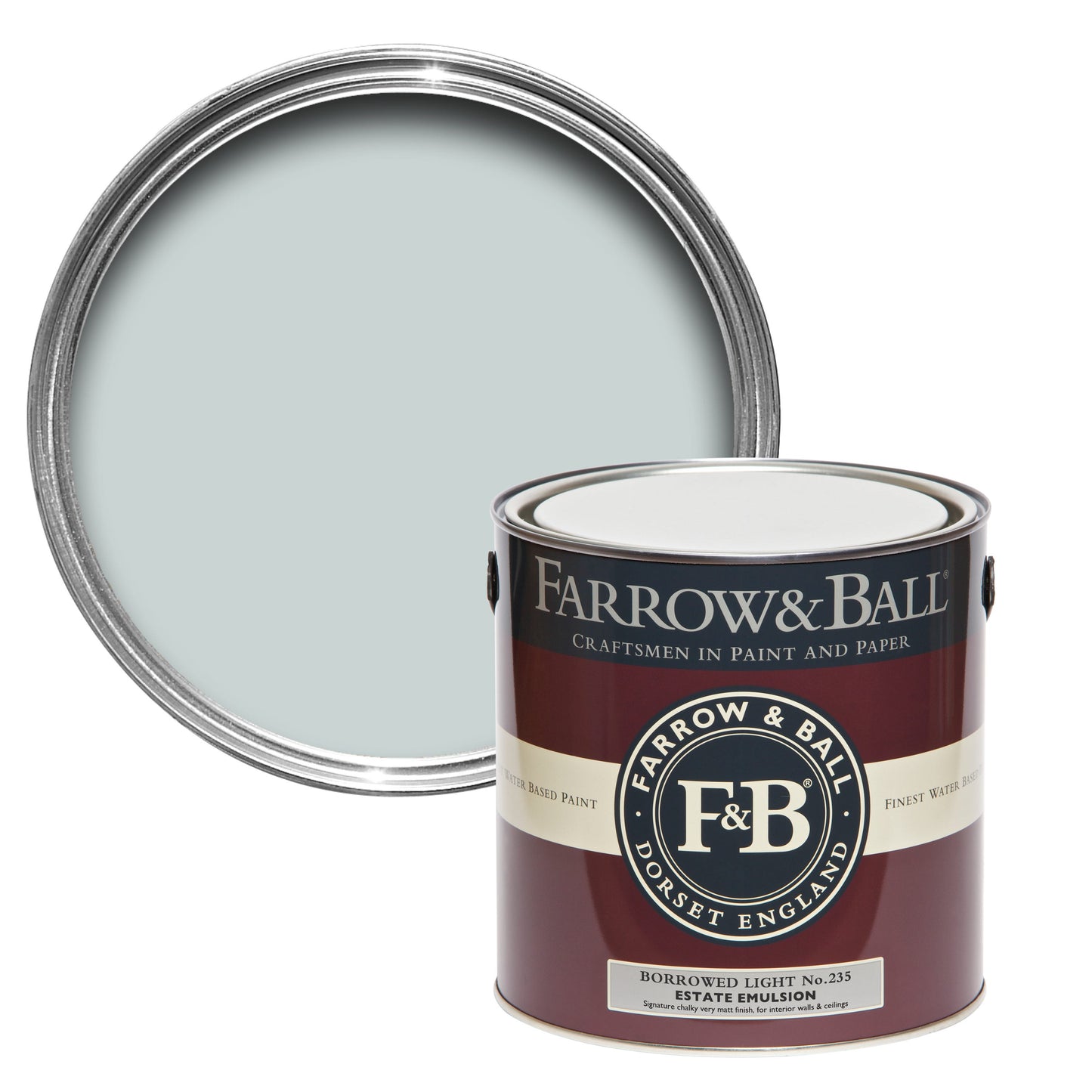 Farrow & Ball Borrowed Light No. 235 - Estate Emulsion 100ml