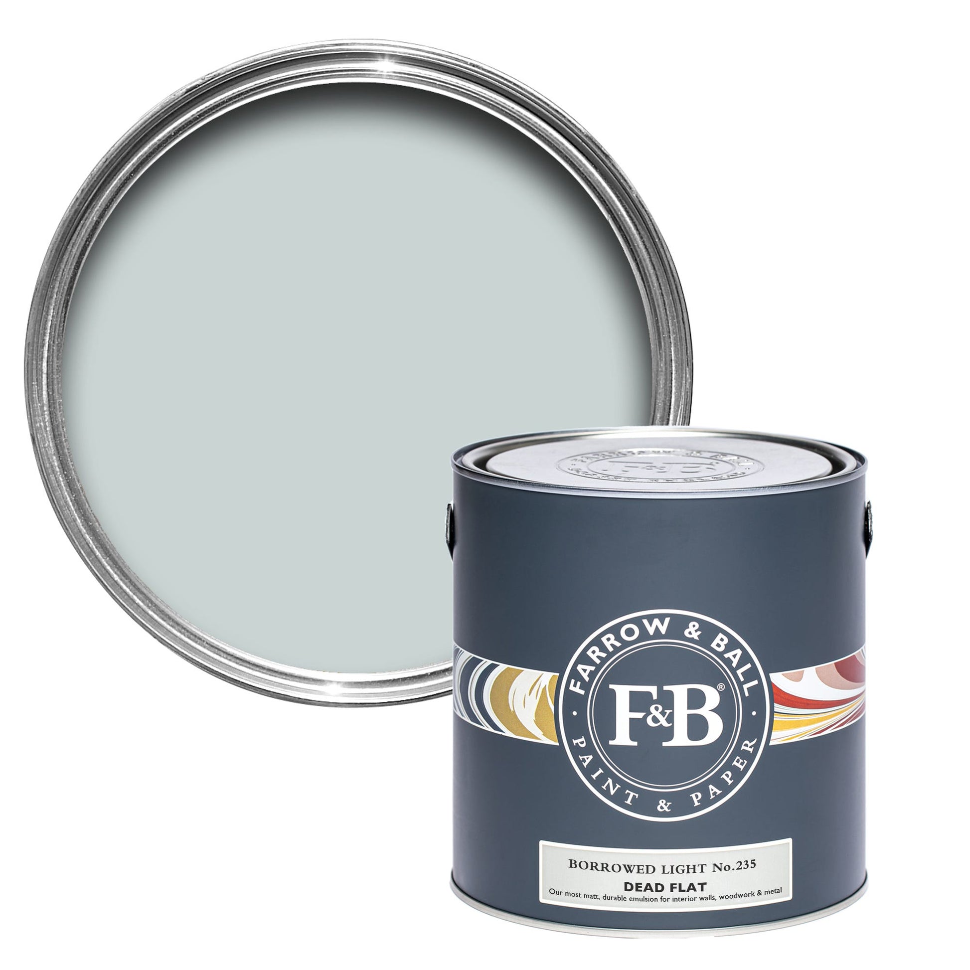 Farrow & Ball Borrowed Light No. 235 - Dead Flat 750ml