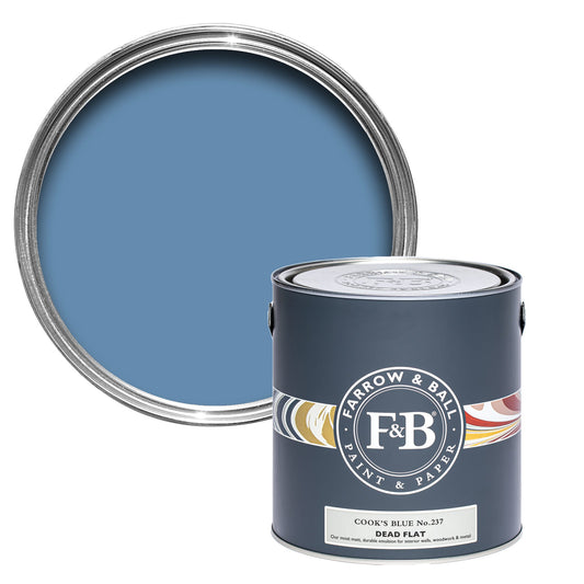 Farrow & Ball Cook's Blue No. 237 - Dead Flat 5L