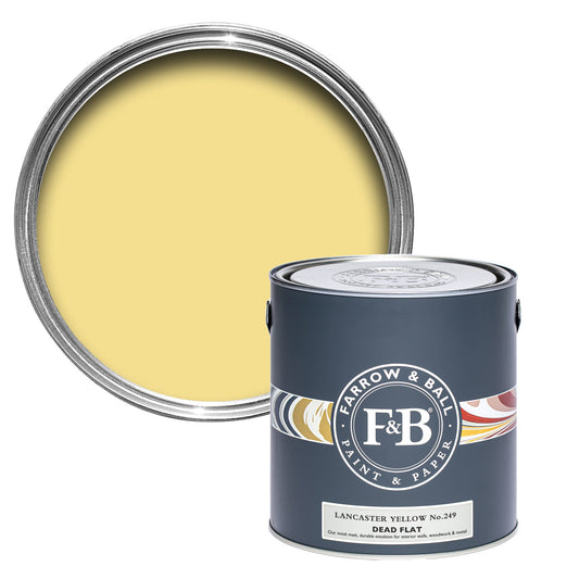 Farrow & Ball Lancaster Yellow No. 249 - Dead Flat 5L
