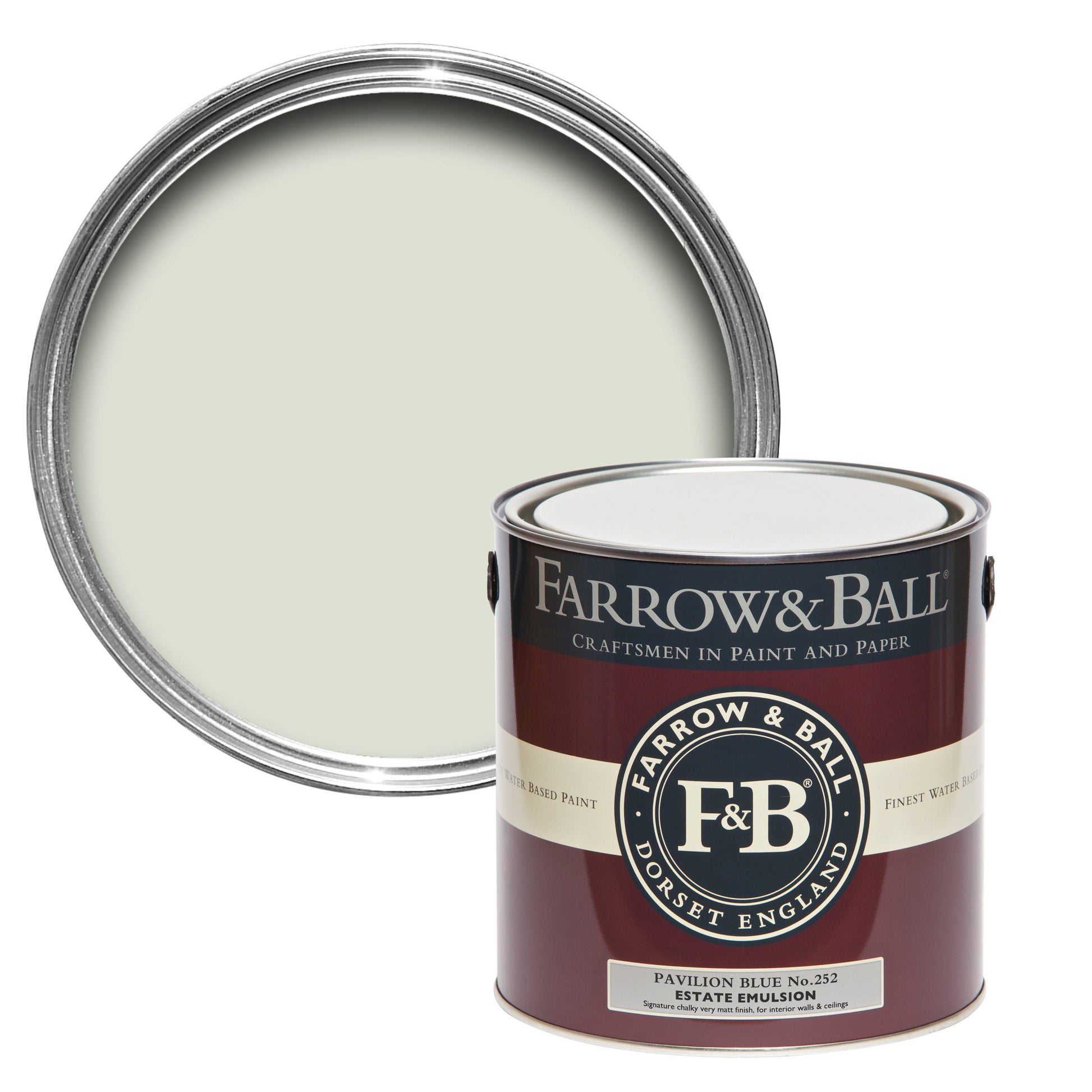 Farrow & Ball Pavilion Blue No. 252 - Full Gloss 2.5L
