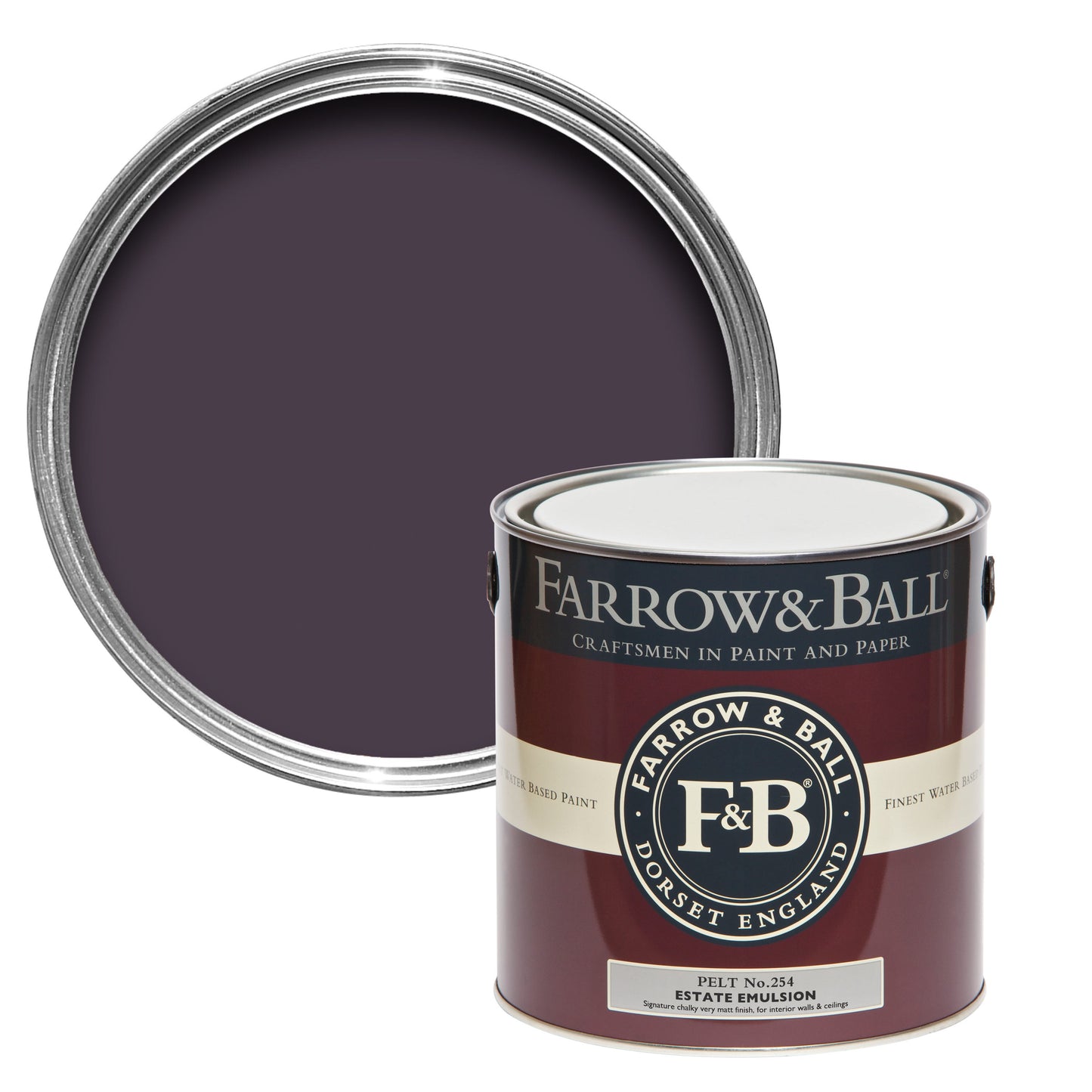 Farrow & Ball Pelt No. 254 - Flat Eggshell 750ml