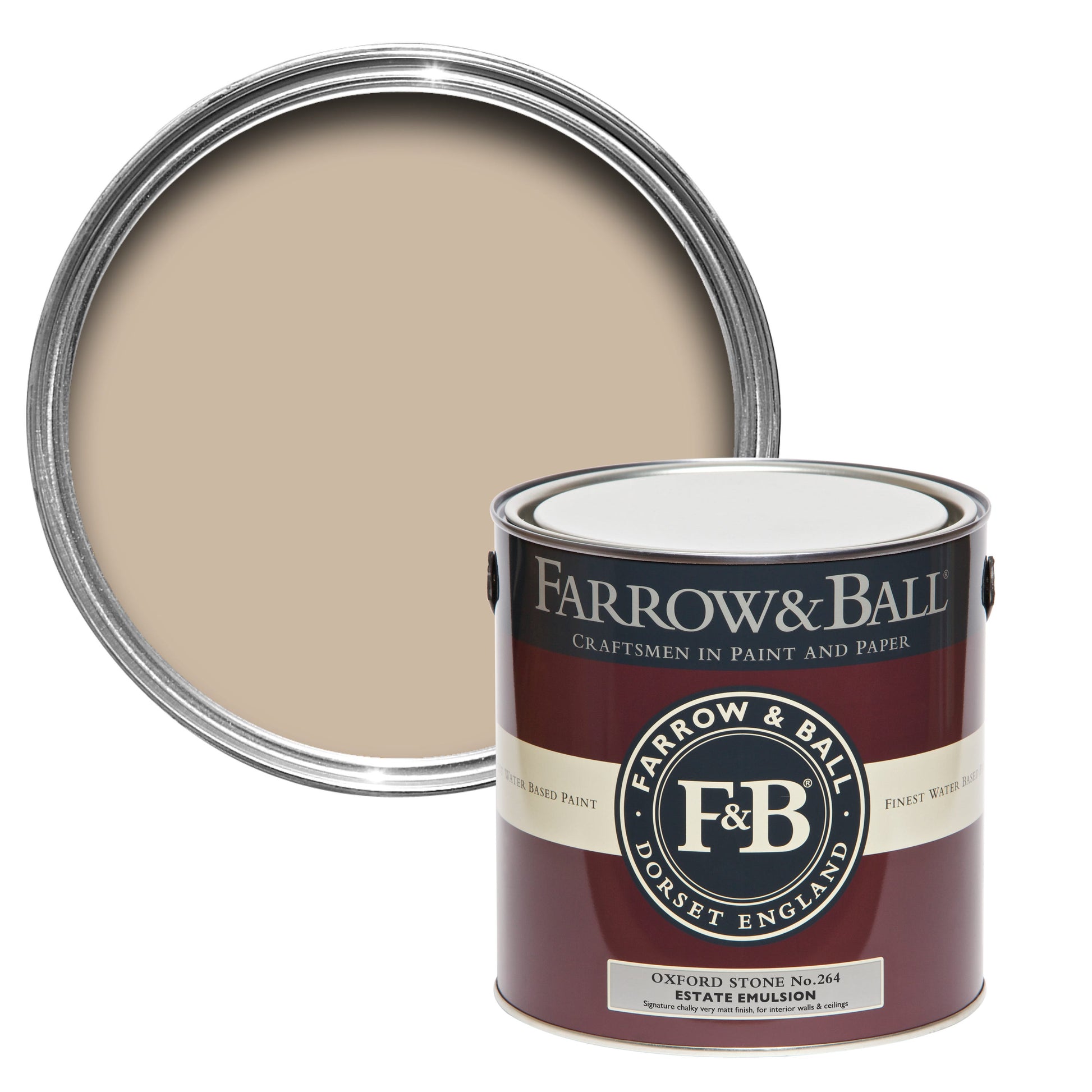 Farrow & Ball Oxford Stone No. 264 - Modern Emulsion 2.5L