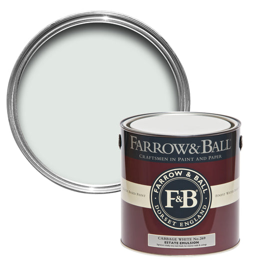 Farrow & Ball Cabbage White No. 269 - Modern Eggshell 2.5L