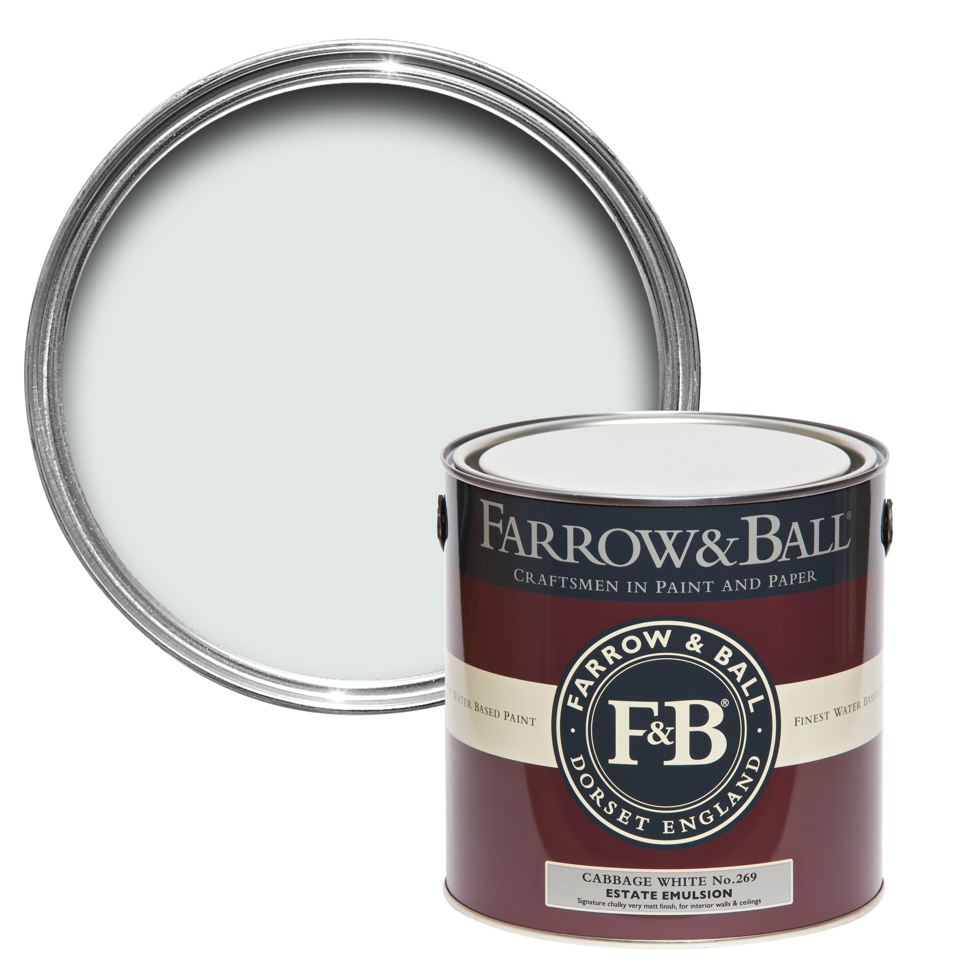 Farrow & Ball Cabbage White No. 269 - Full Gloss 750ml