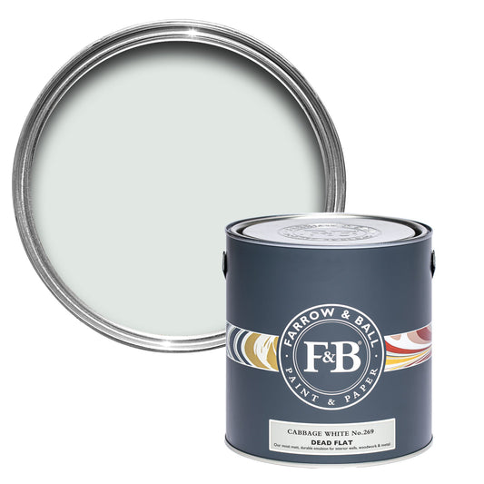 Farrow & Ball Cabbage White No. 269 - Dead Flat 5L