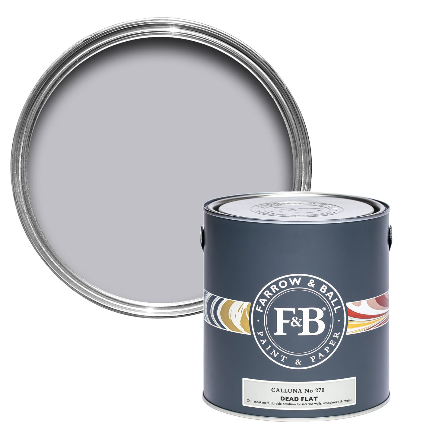 Farrow & Ball Calluna No. 270 - Dead Flat 750ml