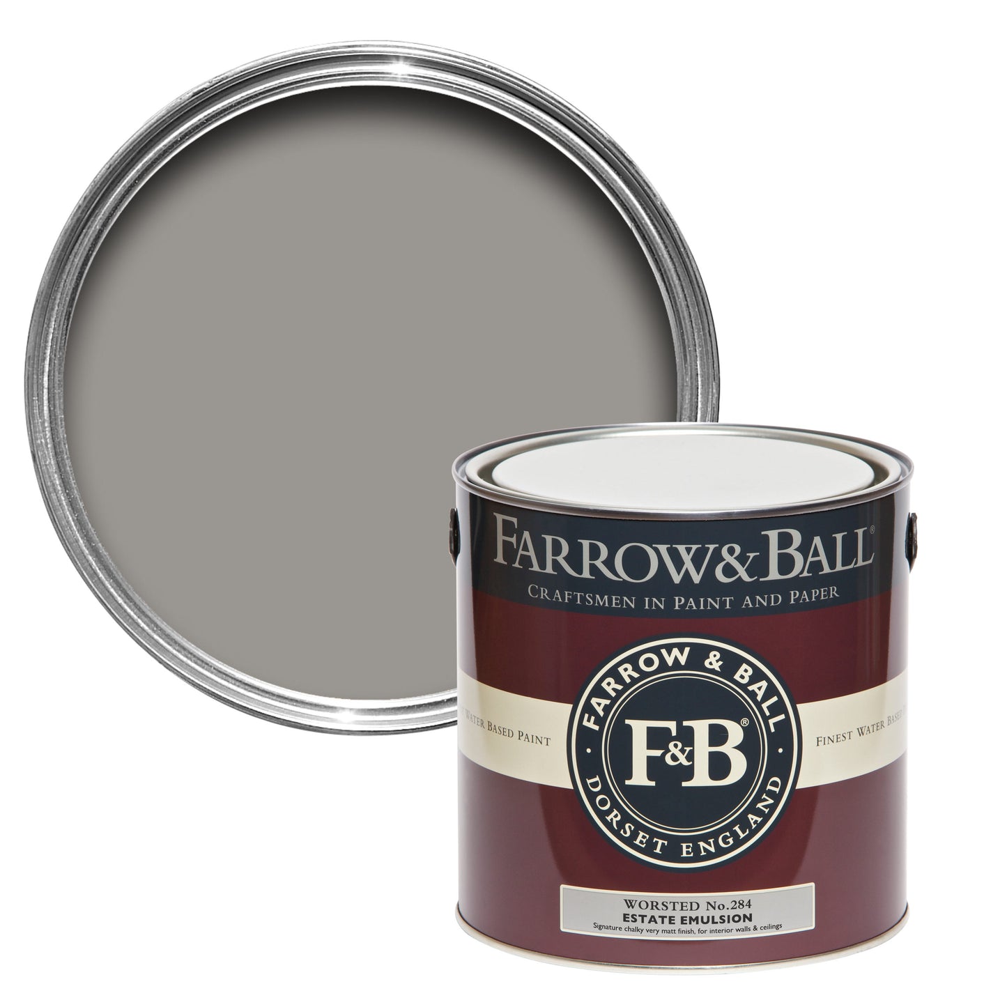 Farrow & Ball Worsted No. 284 - Estate Emulsion 100ml