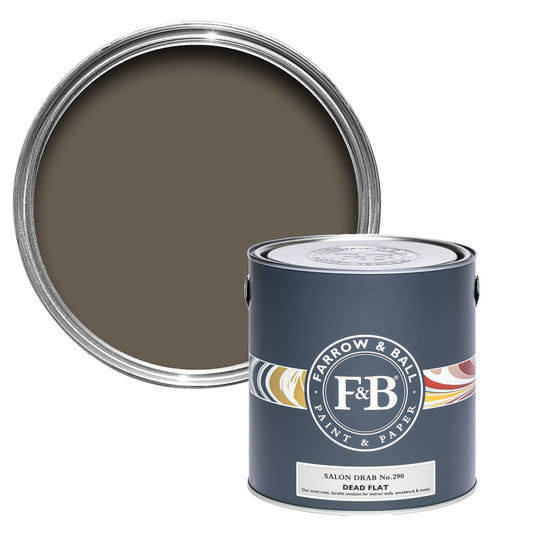 Farrow & Ball Salon Drab No. 290 - Dead Flat 5L