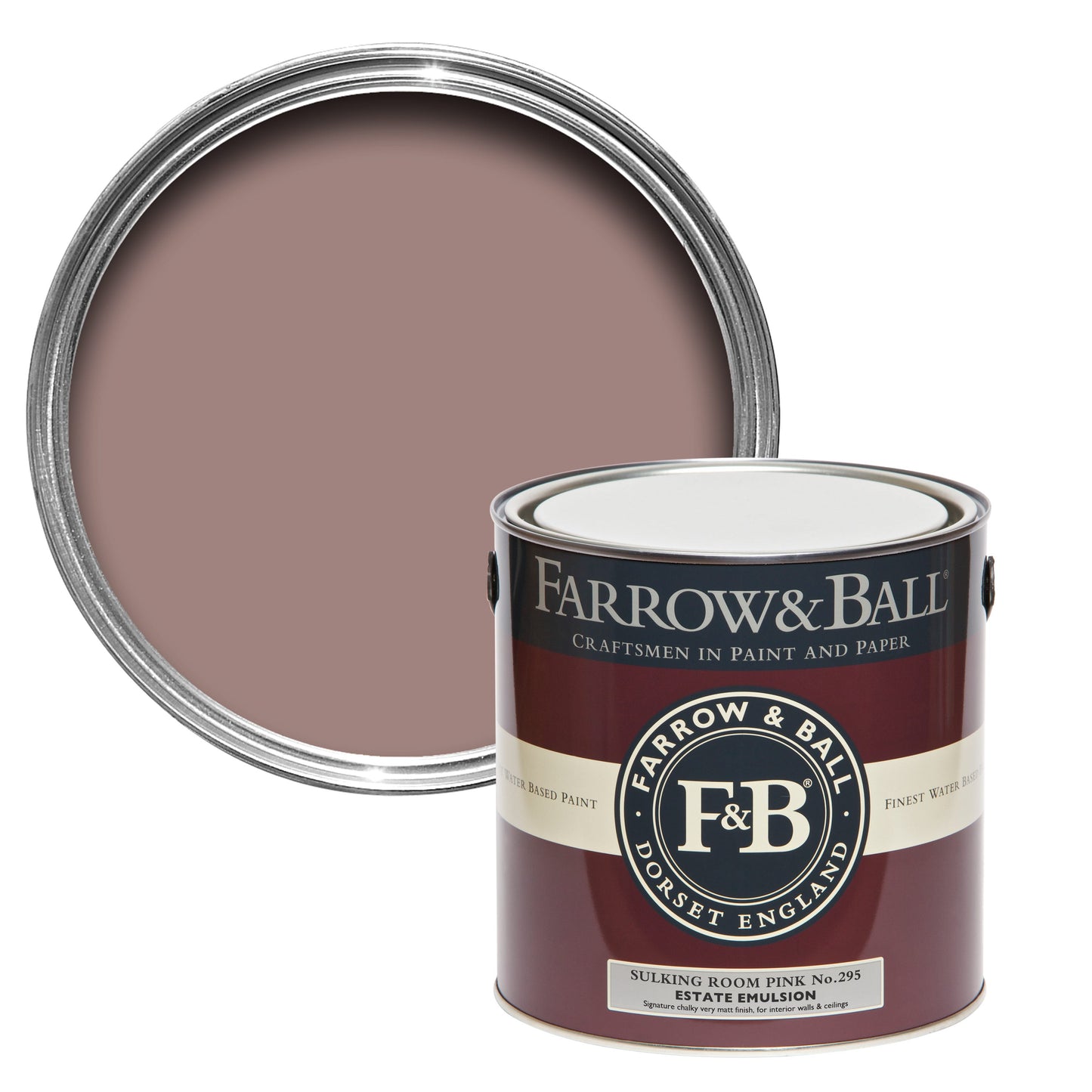 Farrow & Ball Sulking Room Pink No. 295 - Exterior Masonry 5L
