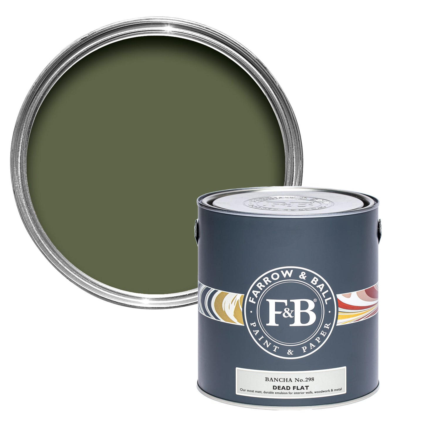 Farrow & Ball Bancha No. 298 - Dead Flat 5L