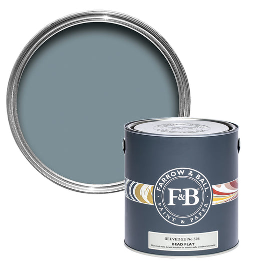 Farrow & Ball Selvedge No. 306 - Dead Flat 5L