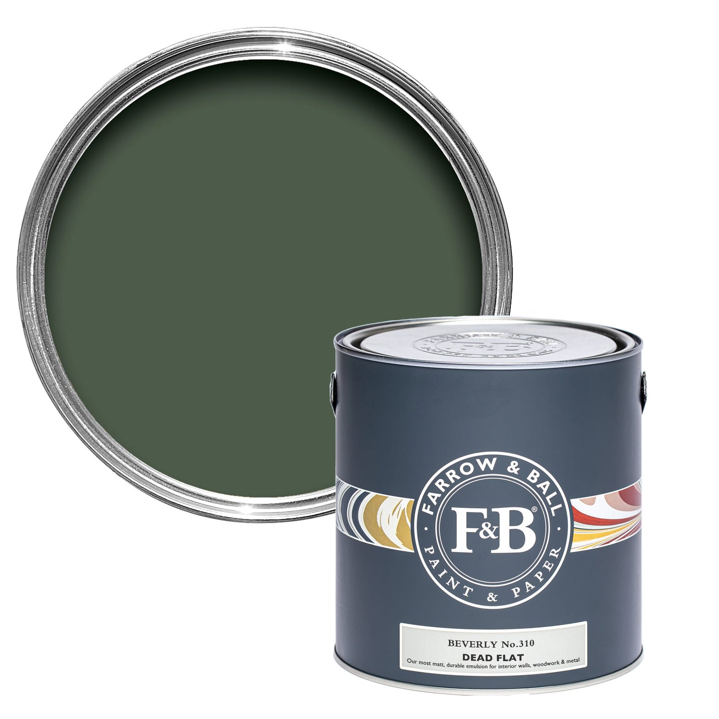 Farrow & Ball Beverly No. 310 - Dead Flat 2.5L