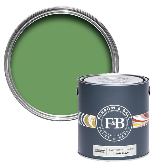 Farrow & Ball Raw Tomatillo No. CB6 - Dead Flat 5L
